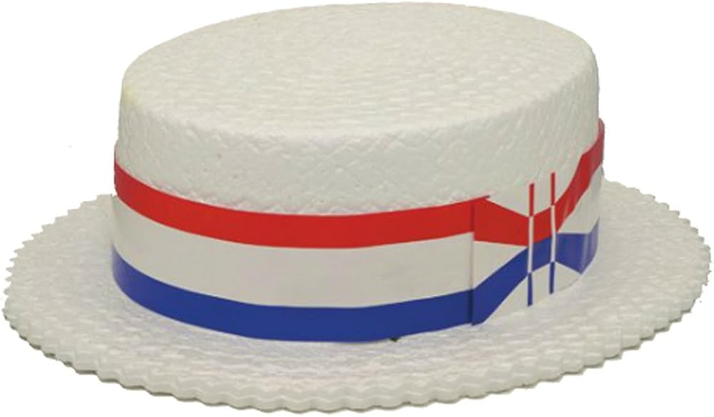 Jacobson Hat Company Full Size Foam Skimmer (White), 11.1 x