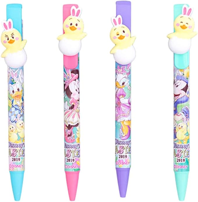 Amazon Co Jp ディズニー イースター 19 シー ボールペン 4本 セット ミッキー ミニー マウス ドナルド デイジー うさピヨ ペン シー限定 おもちゃ