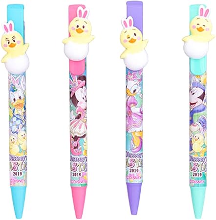 Amazon Co Jp ディズニー イースター 19 シー ボールペン 4本 セット ミッキー ミニー マウス ドナルド デイジー うさピヨ ペン シー限定 おもちゃ