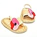 ESTAMICO Baby Girls' Summer Shoes Infant Sandals US Sizes 4 Flower Plait Inner Sole
