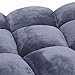 Best Choice Products 14-Position Memory Foam Folding Adjustable Gaming Floor Sofa Chair for Living Room, Bedroom, Lilac Gray