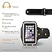 Gear Beast Sport Gym Running Armband with Key Holder and Reflective Safety Band for iPhone SE, iPhone 5s, iPhone 5, iPhone 5c, iPhone 4s, iPhone 4 and iPod Touch 5G