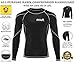 Hawk Sports Mens Compression Shirts Base Layer Athletic Gym MMA BJJ Rash Guard No Gi Full Long Sleeve Rashguard Shirt for Men