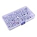 Variety Value Pack1 Box/lot (Approx.1120 pcs) 0.19 inches (5mm) to 1 inch (25mm) Round Oval Plastic self-Adhesive Black Googly Wiggle Eyes Wide Variety Assorted Sizes