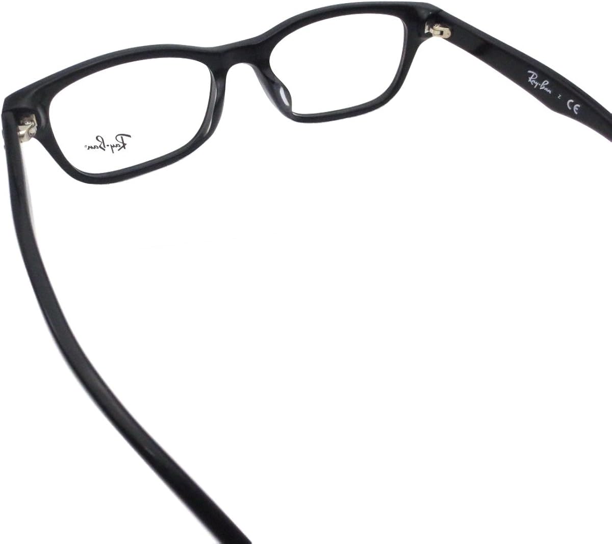 Amazon レイバン メガネ フレーム Rx5345d 00 53サイズ ダテメガネ用レンズ 度なし Uvカットつき セット スクエア フルリム メンズ レディース Ray Ban ファッション眼鏡 通販