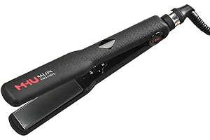 Tourmaline Ceramic Hair Straightener Instant Heat Up Flat Iron Dual Voltage Keratin Ion Flat Iron Anti Frizz with Adjustable 