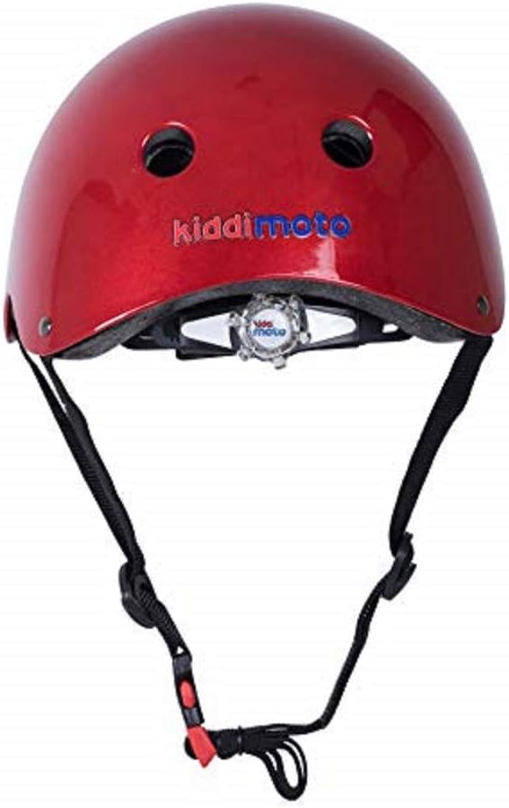 Kiddimoto Casque Velo Enfant Bebe Casque De Cyclisme Pour Vtt Bmx Skate Scooter Patines Trotinette Draisienne Rouge Metallique Jeux De Plein Air Et Sports Velos Et Vehicules Pour Enfants Mkyra Org