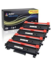 Arthur Imaging Elite - Cartucho de tóner compatible con chip para Brother TN760 (2 unidades), color negro