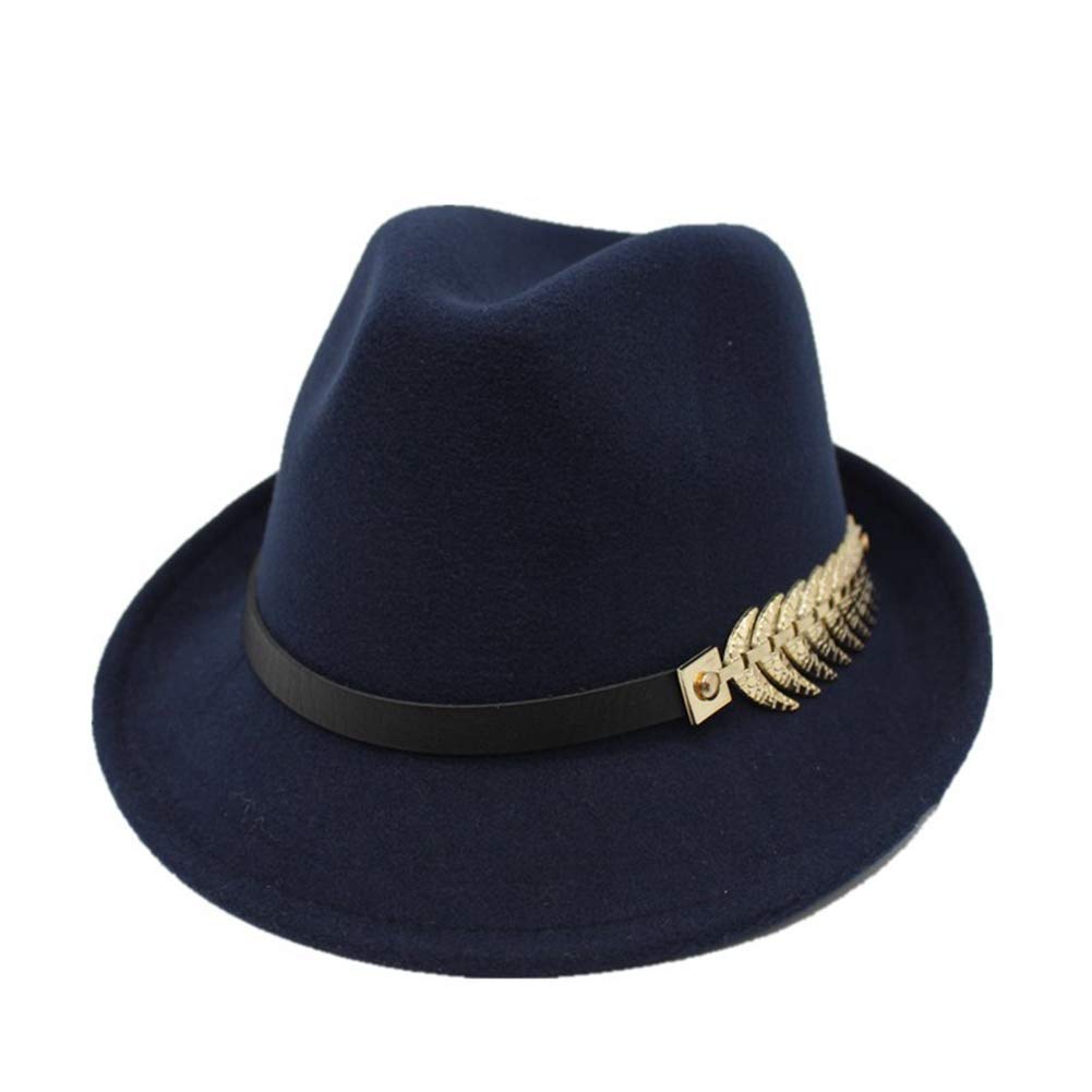 Women Wide Brim Floppy Hat Simple Metal 