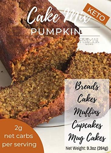 Primal Noms Keto Pumpkin Spice Cake Mix - Make Keto Muffins, Cupcakes, Mug Cakes, Pancakes, Brownies - 2g Net Carbs per Serving