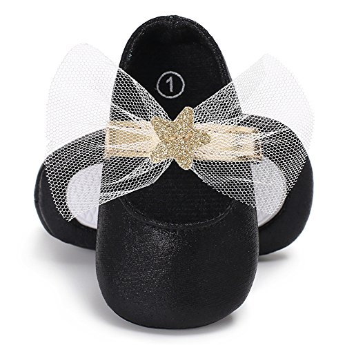Fire Frog Baby Girls Mary Jane Shoes Stars Bow Wedding Princess Dress Costume Infant Toddlers Prewalker