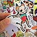 Laptop Skull Stickers Graffiti Patches Stickers Waterproof Motorcycle Bicycle Luggage Decal Skateboard Stickers for Kid and Adult (100pcs Skull)