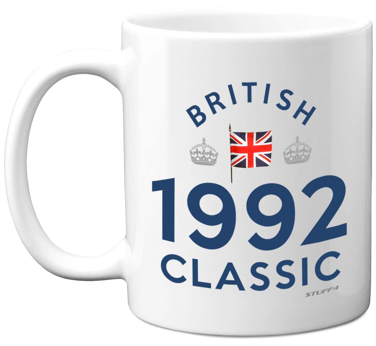 Stuff4 33rd Birthday Gifts for Men Women - 1992 British Classic Coffee Mug - Best Friend Mug for Birthday Presents Christmas, 33 Birthday Keepsake for Him Her, 11oz Ceramic Dishwasher Safe Mugs