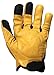 Leather Work Gloves Heavy-Duty, Water-Resistant Palm, Comfortable Industrial & Mechanic Use