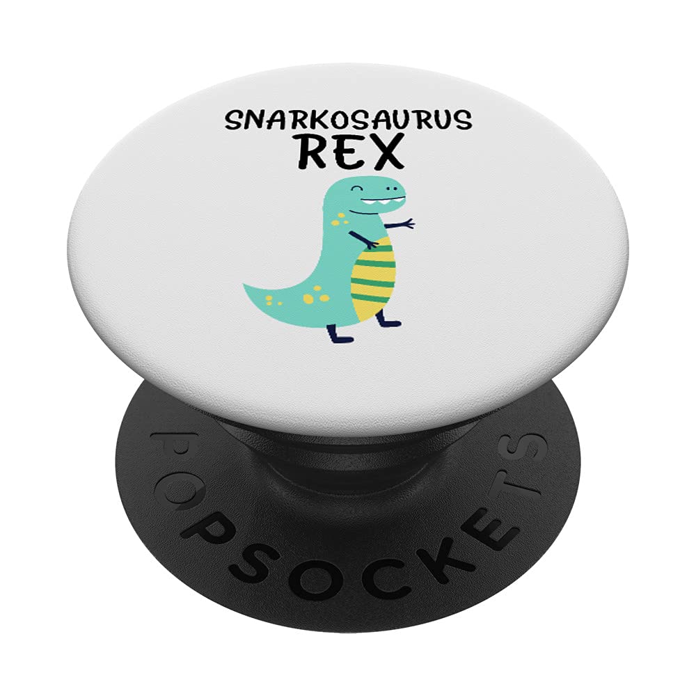 Sassy Dinosaur Teen Girl Stuff Cute T-Rex Humor Snarky Kids PopSockets Swappable PopGrip
