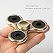 Opard Tri Fidget Spinner Hand Spinning Toy Over 3 Minutes Aluminum Alloy for Child and Adult (Gold)