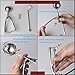 Cookie Scoop Set 3 PCS Stainless Steel Ice Cream Scoop Trigger Include small size (1.58 inch), medium size (1.97 inch), large size (2.37 inch), Melon Scoop (cookie scoop3)