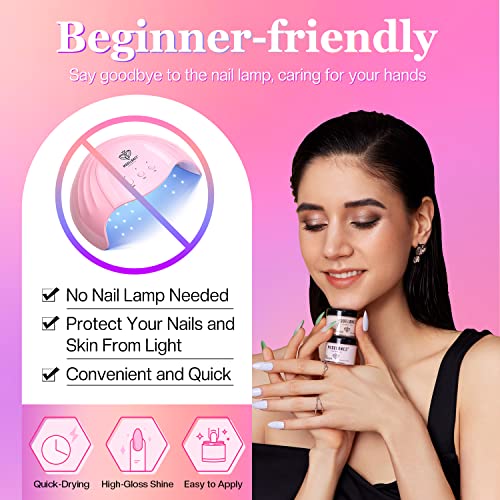 Modelones Dip Powder Nail Kit Starter, 20 Colors Holiday Pink Red Green