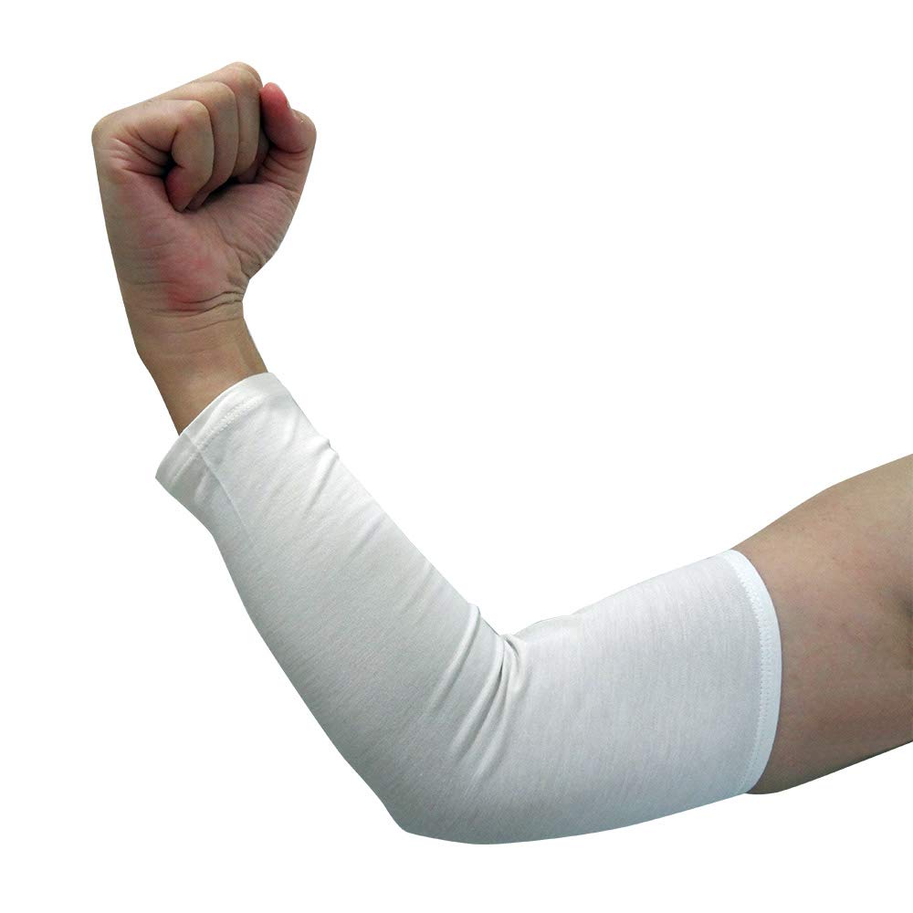 Edenswear Zinc-Infused Elbow Sleeve for Adults with Eczema (L)