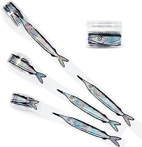 The Fishing Tree Fishing Dredge Teaser Kit, Takes Saltwater Trolling Fishing Lures To A New Level, Tournament Gear, Holographic Offshore Fish Teaser Set, 12 Drops Of 4 &amp; 8 Silver, Father’s Day Gift