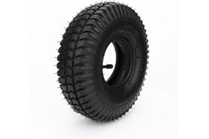3.00 4 Tire Inner Tube, Wear Resistant Rubber Tier Wheelchair Mobility Scooter Tires 260X85 Tire and Inner Tube for Scooter W