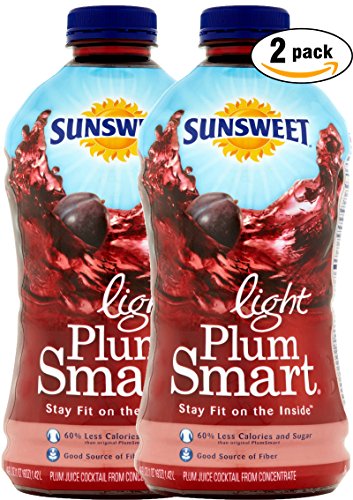 Sunsweet Plum Smart Light For Digestive Health Juice, 48 OZ Bottle (Pack of 2, Total of 96 Oz) - Thumbnail 5