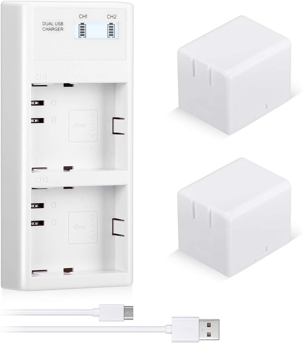 FirstPower Rechargeable Batteries - Compatible with Arlo Pro, Arlo Pro 2 & Dual Quick Charger for Arlo Pro, Arlo Pro 2, Arlo Go, Arlo Security Light Camera Batteries : Home Audio & Theater
