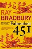 Front cover for the book Fahrenheit 451 by Ray Bradbury
