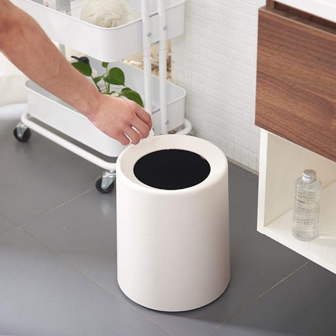 CLS813 Bote de Basura Nordic, plástico Minimalista, Doble Sala de Estar
