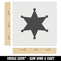 Sheriff Policeman Badge Wall Cookie DIY Craft