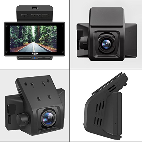 Dash Cam For Cars PEBA Full HD 1080P Dashboard Vehicle Camera with Night Vision,Parking Monitor,G-Sensor,HDR,Loop Recording,Motion Detection ,2.7”,170 °Wide Angle