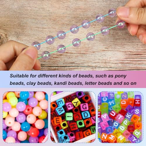 1 mm Elastic Thread, 100 m Elastic Cord Elastic Band for Bracelets, Necklaces, Jewellery Making, Beads, Knots, Binding, Packaging and Crafts (Colourful)