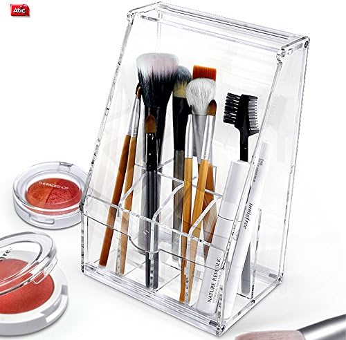 Acrylic DIY Cosmetic Organizer storage For Eyebrow Pencil &amp; Brush Make-up