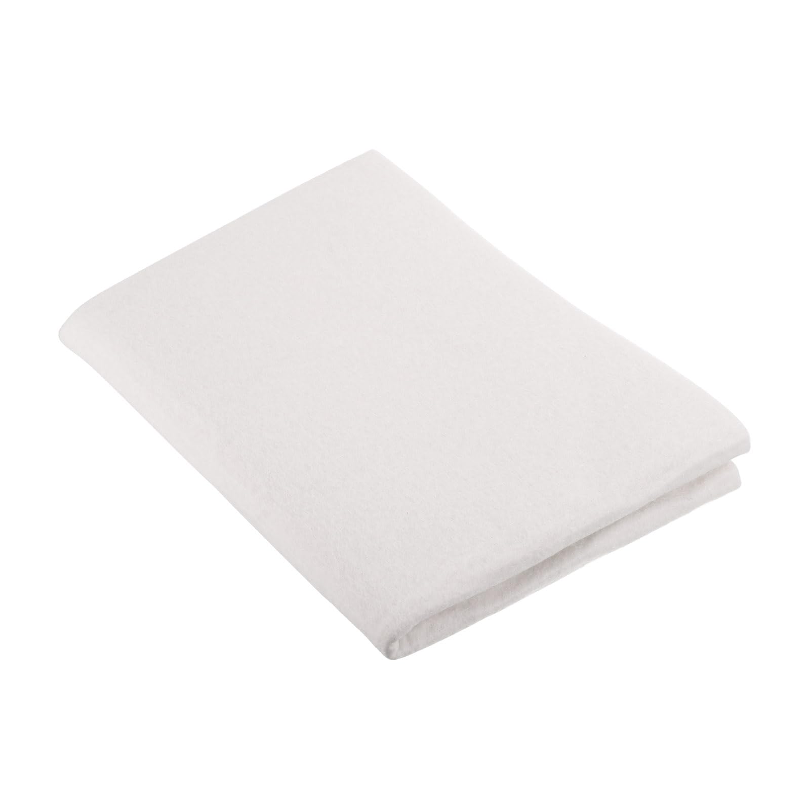 PATIKIL 70x50cm(27.5x19.7) Xuan Paper Painting Felt Desk Pad, Soft Ink Brush Writing Drawing Mat Protector for Practice Chinese Calligraphy, White