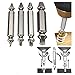 Edtoy 4 in 1 Screw Extractor Drill Bits Guide Set Broken Damaged Bolt Remover