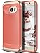 Galaxy S7 Edge Case, Caseology [Wavelength Series] Slim Dual Layer Protective Textured Grip Corner Cushion Design [Coral Pink] for Samsung Galaxy S7 Edge (2016)