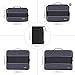 INTEY Packing Cubes Travel Cube Luggage Organizer Waterproof Packing Cubes 5 Cubes 1 Carry Bag