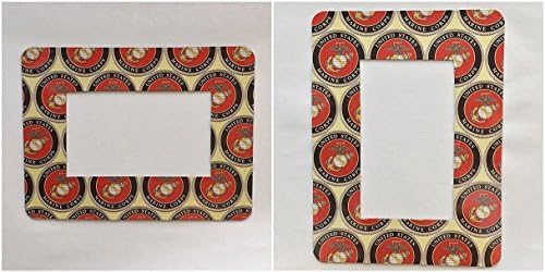 Marine Corps Photo Frame Refrigerator Magnet Patriotic 2"x3 1/2" Semper Fi, USMC