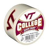 Duck Brand 240280 Virginia Tech University College Logo Duct Tape, 1.88-Inch by 10 Yards, Single Roll
