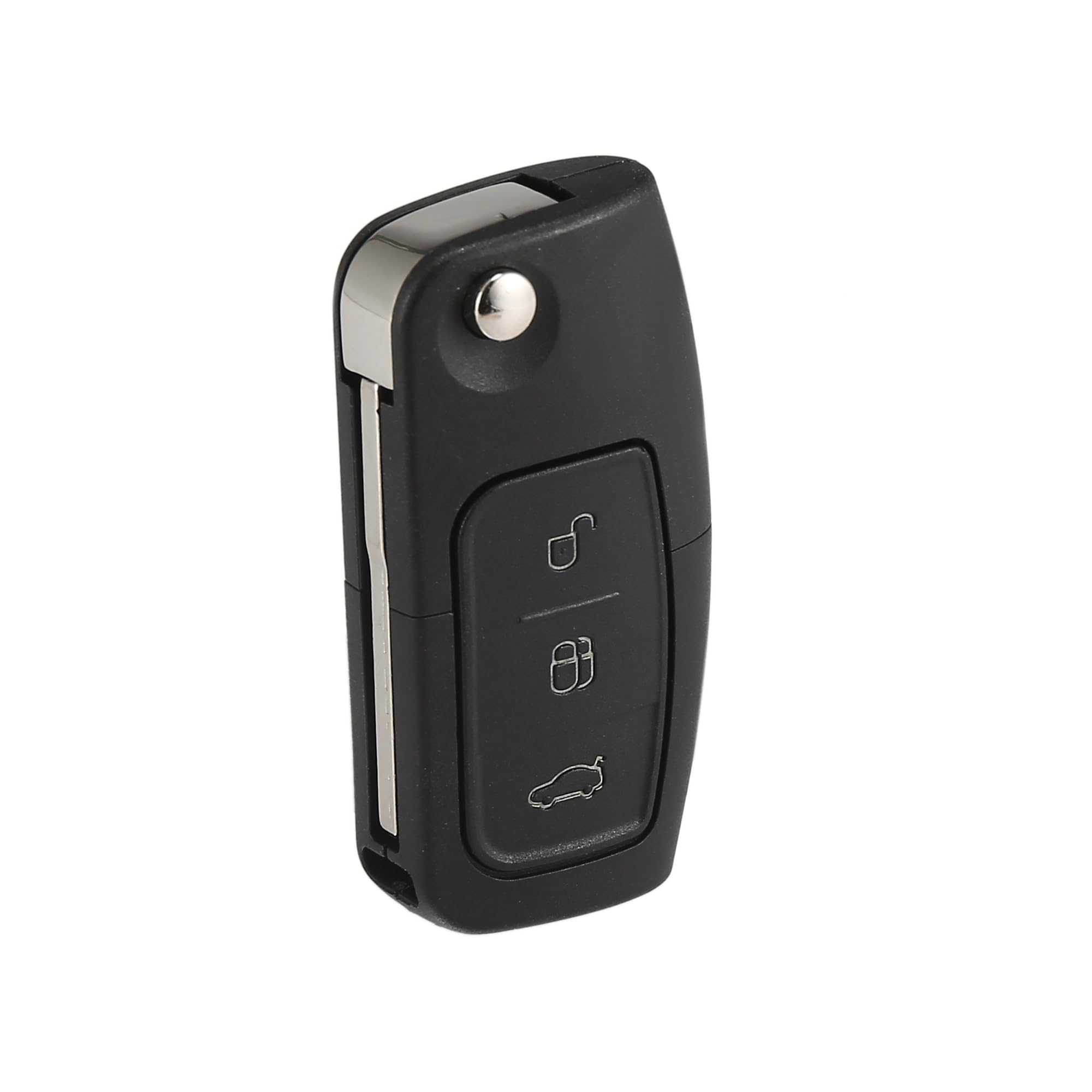 X AUTOHAUX 3 Buttons 433MHz Key Fob for Ford Focus Fiesta 4D63 Chip HU101