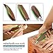 Gimars Sharp 420J20 Japan Stainless Iron Wood Spoon Carving Knives Kits Tools Set, Linoleum Cutters, Whittling Chip Detail Carving Knives with Polishing Leather Strop for Beginners Professional, 3 pcs