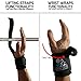 Lifting Straps & Wrist Wraps Functionality in 1 - StrapWrapz™ is for Weightlifting, Powerlifting & CrossFit for the Best Support - With Neoprene Padding - by Nordic Lifting - 1 Year Warranty