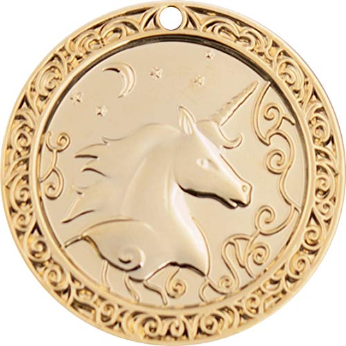 Zahnfee.me Tooth Fairy Coin Unicorn, Gold Plated, 29. Limited Edition.