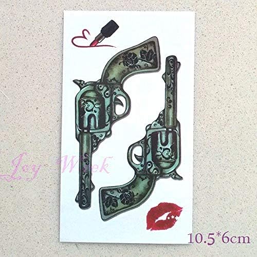 Handaxian 3pcsBody waterproof tattoo sticker lace gun tattoo sticker tattoo girl woman art tattoo