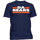 Men's Da Bears Chicago Football Tee Athletic Sports Fan T-Shirt