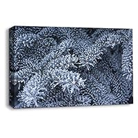 Canvas Wall Art Snowy Day Canvas Prints Home Artwork Decoration for Living Room,Bedroom - 12x18 inches