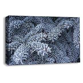 Canvas Wall Art Snowy Day Canvas Prints Home Artwork Decoration for Living Room,Bedroom - 12x18 inches