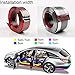 SEAMETAL Car Door Sill Protector Guard , Rear Bumper Protector Guard Universal 10x0.15ft