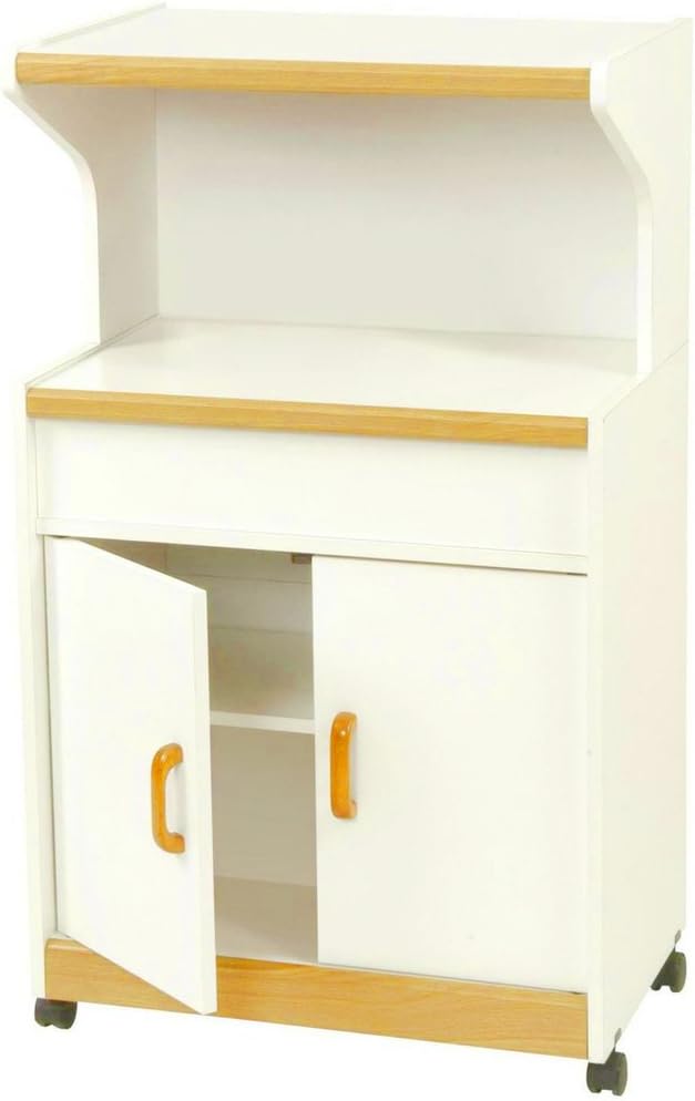 Amazon Com Efd Rolling Microwave Stand With Cabinet And