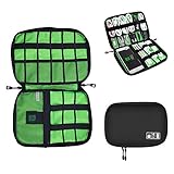Universal Cable Organizer Bag for Travel and Houseware Storage, YUEMI Small Electronics Accessories Cases for Various USB Cables Earphone Charger Phone